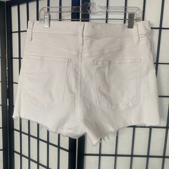 Express 90's High Risee Distressed Shorts - Picture 13 of 15